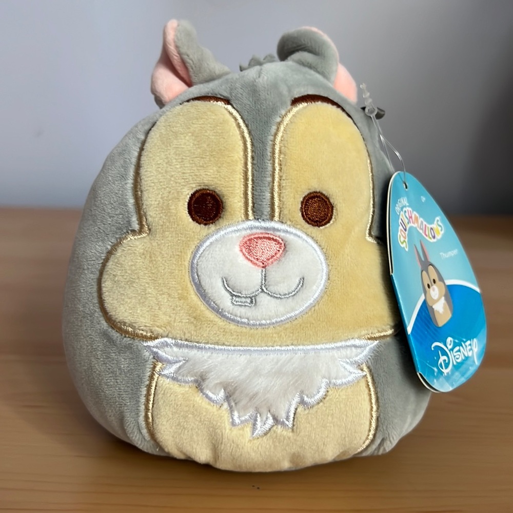 5” Thumper the Bunny NWT Squishmallows Kellytoy DISNEY Bambi Movie